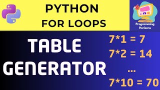Python For Loops Explained: Build a Multiplication Table Generator in 5 Mins