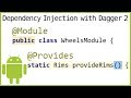 Dagger 2 Tutorial Part 5 - MODULES & PROVIDER METHODS - Android Studio Tutorial