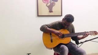 Oliyile Therivadhu | Azhagi | Guitar Cover | Ilayaraja