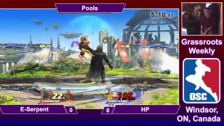 Grassroots #6 - E-Serpent (Ganondorf) vs. HP (Diddy) - Pools