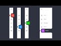 Sidebar Menu using Html CSS & Javascript | How To Create Curved Outside Navigation