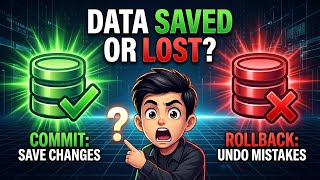 SQL Transaction Explained | COMMIT & ROLLBACK in SQL (Hindi) 🔥 Save or Undo Data?