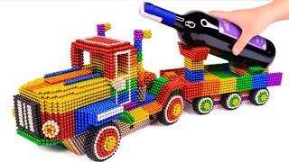DIY - How To Build Wine Transport Truck With Magnetic Balls (Satisfying) - Magnetic Cube