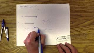Construction #1 - Copy a Segment