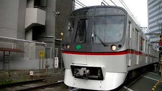 都営5300形5315F 17T快特羽田空港行き 北品川駅付近の踏切通過