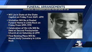 Former Arkansas governor and US Sen. David Pryor dies at 89