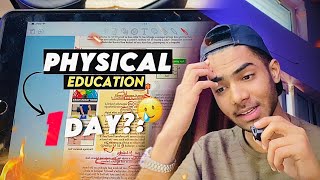 2 Days Left for Boards: Physical Education ka Darr!📚😰- kya hoga💀 ??