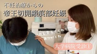 【不妊治療】帝王切開瘢痕部妊娠の治療/大学病院受診しました🏥