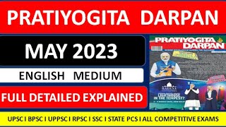 Pratiyogita Darpan May 2023 ( English Medium )- Full detailed analysis / Current Affairs May 2023