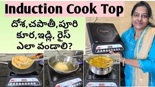 Induction Cook Top మీద అన్ని రకాల వంటలు ఎలా చెయ్యాలి?/How To Cook Induction/@trendyneelimaideas