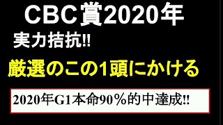 #CBC賞 #CBC賞2020 CBC賞2020 【解決競馬予想】