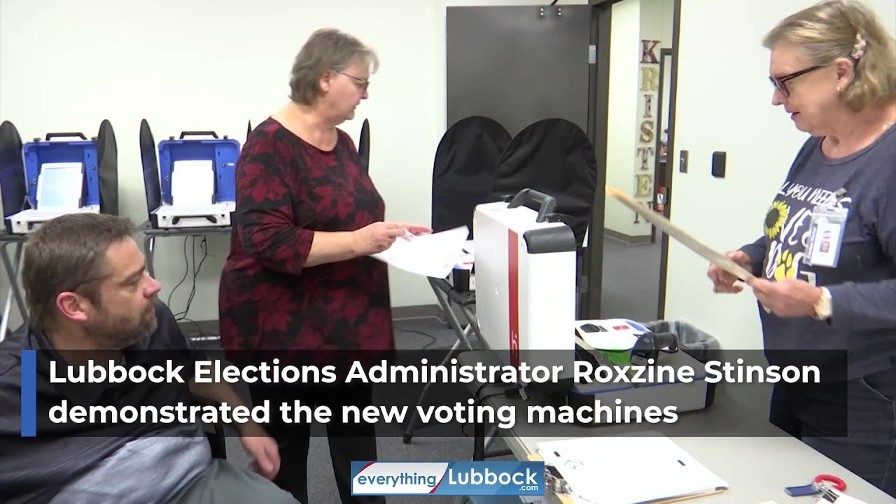 New Voting Machines, Paper Ballots In Lubbock County For Upcoming ...