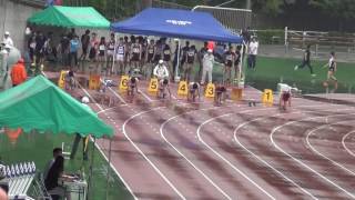 早大同記録会2017 男子100m 4組