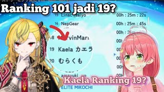 Kaela Main HoloRun Ranking 101 Jadi 19... Miko Kaget