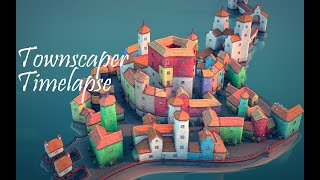 Tiered City Timelapse - Townscaper