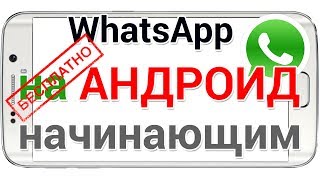 Как скачать Ватсап на телефон Андроид установить и пользоваться. Для начинающих