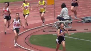 群馬県中学校春季記録会2016(前橋会場）共通女子1500m2組