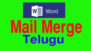 Mail Merge in MS Word | MS Word Tutorial Telugu | RS Creative