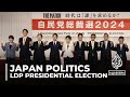 Japan election: Voting underway to pick governing party leader