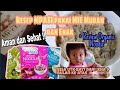 Resep MPASI 8-12 bulan ORGANIC NOODLE YUMMY BITES, Mie Organik Ati Ayam