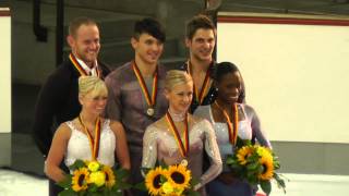 2012 Nebelhorn Trophy -  Medal ceremony Pairs