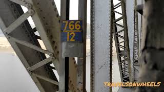 #12370 Dehradun - Hawrah Kumbha Express Is Crossing India's Largest Ganga Bridge-Koshi Ganga Bridge