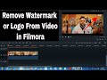 How To Bluer or Remove Logo or Title From Video  | In Filmora In Hindi