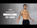 20 MIN INTENSE CORE + ABS Workout - No Equipment, Home Workout for Strong and Defined Abs