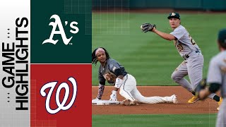 A's vs. Nationals Game Highlights (8/11/23) | MLB Highlights