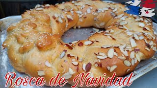 😋 Cómo hacer ROSCA NAVIDEÑA al estilo panameño / Pan trenzado de HUEVO