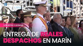 Los reyes y Leonor entregan los reales despachos a los nuevos oficiales en Marín