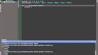 Python 3: Programming Tools Tutorial Video: Iterators and Generators