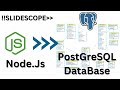 How to Connect PostgreSQL Database with Node Js Application easy way
