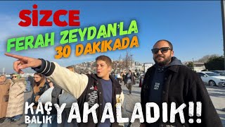 Sizce Ferah Zeydan ile 30 dakikada kaç balık yakaladık? !!! (İstanbulfishing)