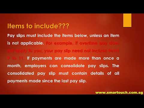 Payslip from Payroll Singapore : Employment Act - Itemised Pay Slips Payslip from Payroll Singapore : Employment Act - Itemised Pay Slips
