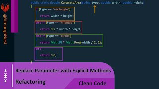 Clean Code - Refactoring - Replace Parameter with Explicit Methods