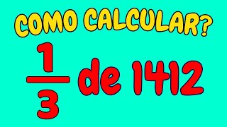 COMO CALCULAR 1/3 DO SALÁRIO MÍNIMO EM 2024?  | 1/3 de 1412 - 1/3 de férias