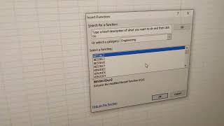 how to convert binary to decimal and insert in Excel
