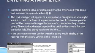Chapter 7 Databases: Queries