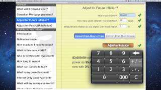 Adjusting for Inflation - 10bii Easy Mode - iPad