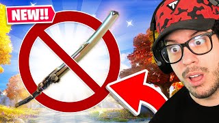 They just BANNED the KINETIC BLADE in Fortnite...