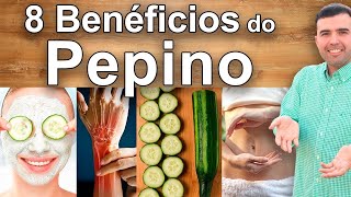 8 Benefícios Para a Saúde e Propriedades Do Pepino - Por que é Bom Comer e Beber Suco de Pepino