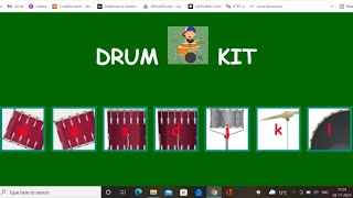 DRUM KIT || USING HTML,CSS AND JAVASCRIPT || WEB DEVELOPMENT || FOR BEGINNERS