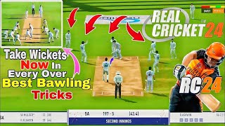 REAL CRICKET 24 Bawling Tips and Tricks💯💫 How to Take Wickets 🤯 In Real Cricket 24