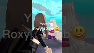 Yeeting people on roblox | comment user to get yeet!