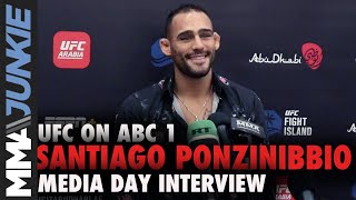 Santiago Ponzinibbio talks long road back from injuries | UFC on ABC 1 media day interview