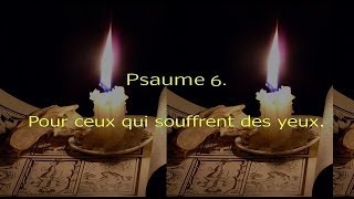 Psaume 6 en hébreu chanté et phonétique-Pour des douleurs aux yeux