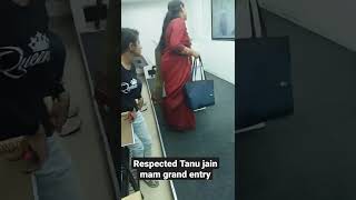 Royal entry of Tanu jain mam