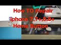 How To Repair Broken Home Button - Iphone 7 7 Plus - 8 8Plus - NEW HACK