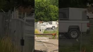 Storm Damage: knocked down power lines and poles on Preston Hwy. from Tuesday's evening storms